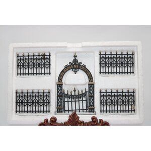 Dept 56 Dickens Village - Victorian Wrought Iron Fence & Gate